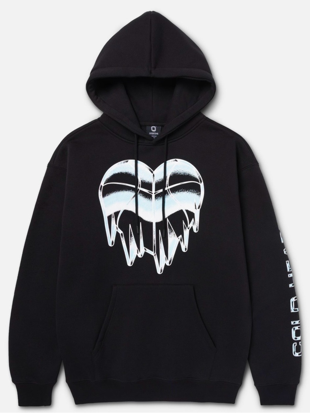 Overtime Cold Hearts Iced Hoodie Men’s Small NWOT